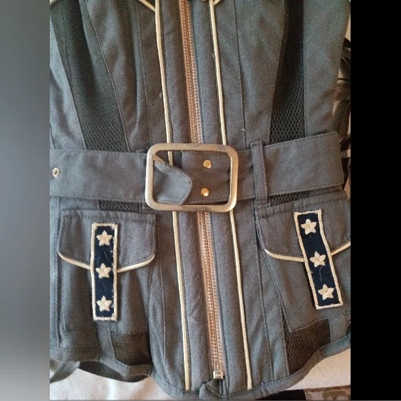 Military costume WAISTE TRAINER corset - Picture 5 of 7